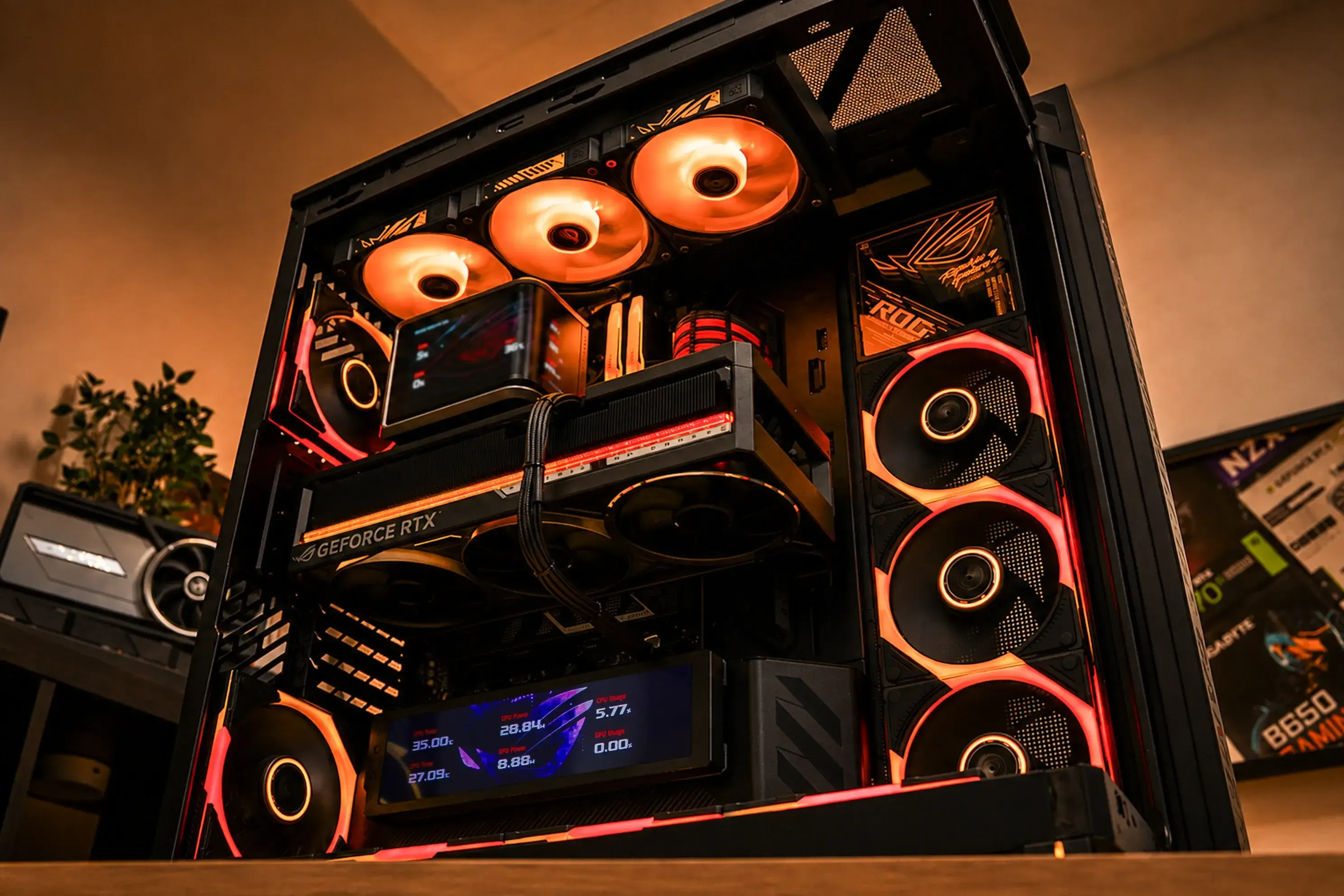 ASUS CRONOX - NVIDIA RTX 5080 | R7 9850X3D | 32GB - Thumbnail 5