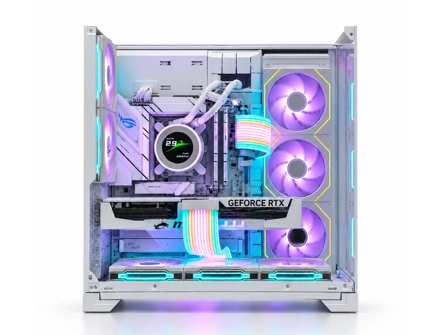 Lian Li White - RTX 5080 | R7 9800X3D | 32GB - Thumbnail 3
