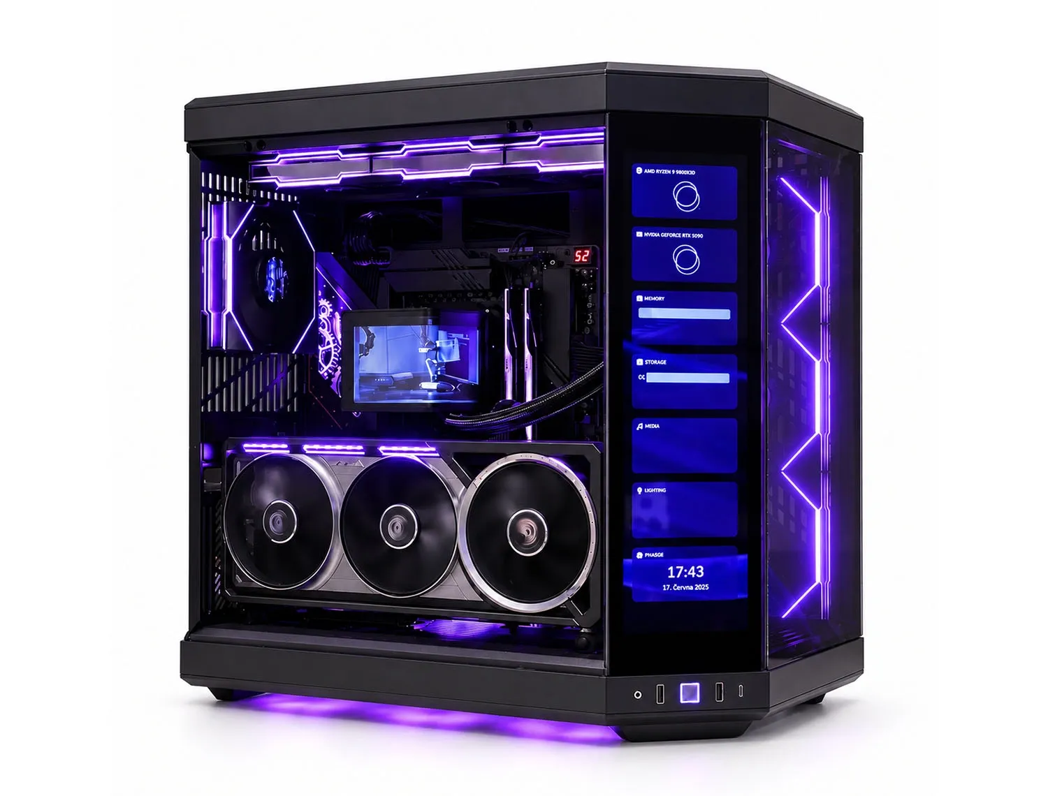 Hyte Ultra - RTX 5090 | R7 9800X3D | 32GB - Image 1